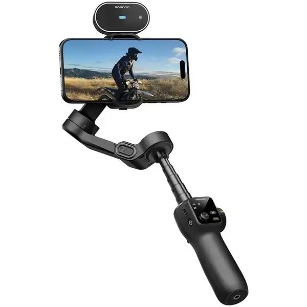 گیمبال سه‌محوره پرودو مدل Porodo Velocam 3-Axis Gimbal Stabilizer