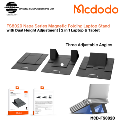 استند لپتاپ و تبلت مک دودو مدل Mcdodo FS802 Napa Series Magnetic Folding Laptop Stand