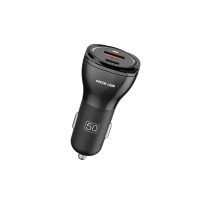 شارژر فندکی 50W گرین لاین Green Lion Dual Port USB-C to USB-C