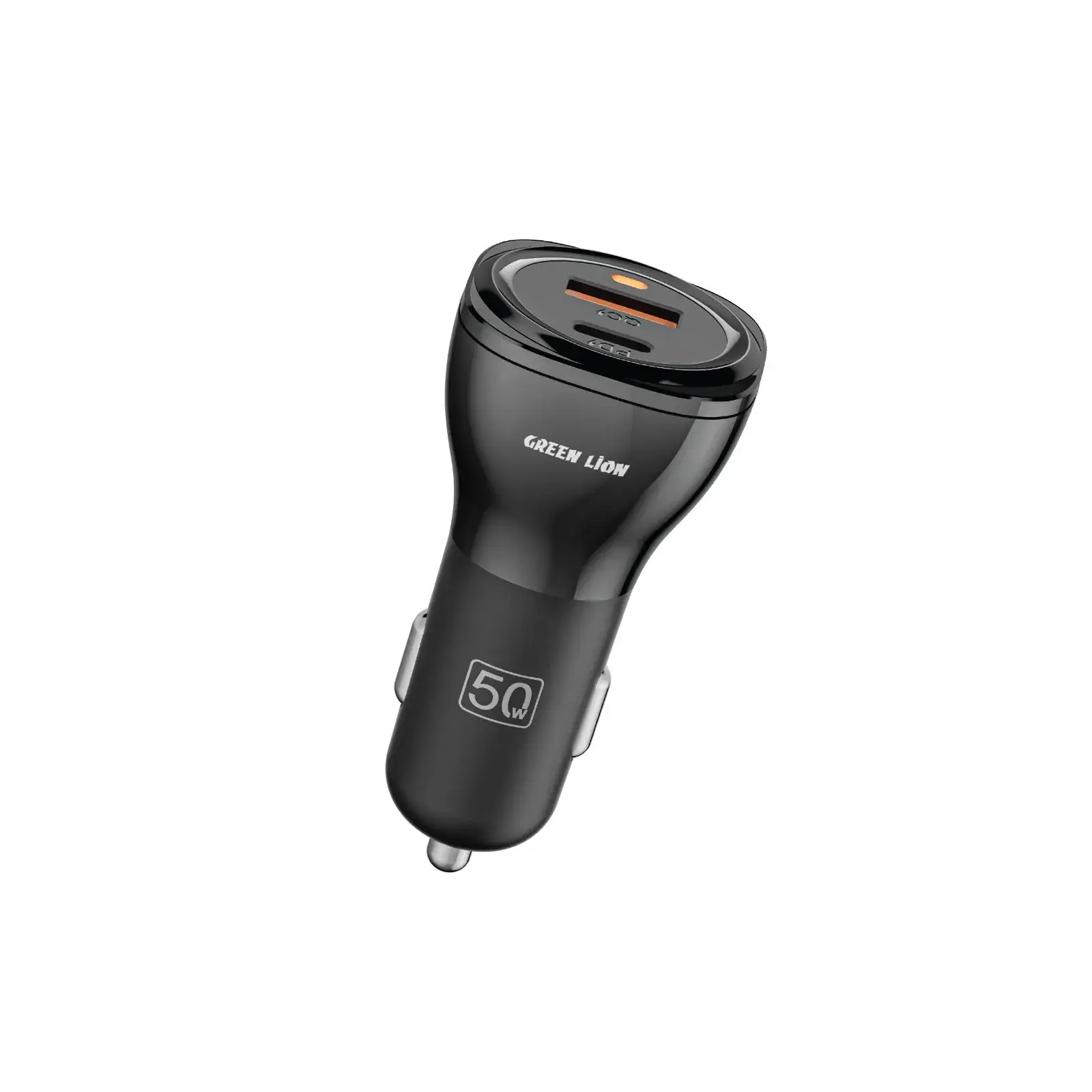 شارژر فندکی 50W گرین لاین Green Lion Dual Port USB-C to USB-C شارژر فندکی 50W گرین لاین Green Lion Dual Port USB-C to USB-C