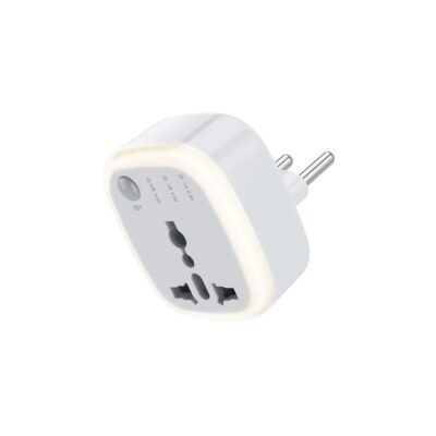 مبدل برق هوشمند تایمر دار گرین لاین Green Lion Universal Conversion Plug Timer GNUSTMEUWH