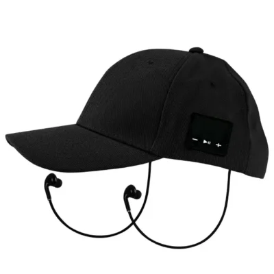 کلاه بلوتوثی با اسپیکر استریو و میکروفون داخلی پرودو مدل Porodo Soundtec Wireless Audio Hat 