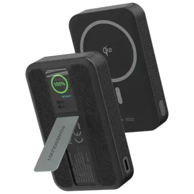 پاوربانک 10000 هزار مگ‌سیف پاورولوژی مدل Powerology Vision Qi2 MagSafe