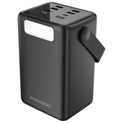 پاوربانک 80000 هزار 20 وات لارا پرودو مدل PORODO LARA 80000 20W POWER BANK PDPBJ261BK