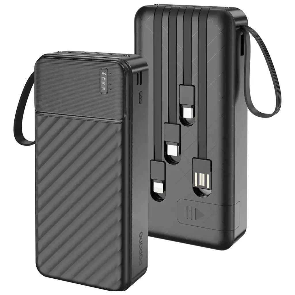 پاوربانک 20000 هزار 10 وات پیانو پرودو مدل Porodo Piano 20000mAh 10w PDPBJ34BK