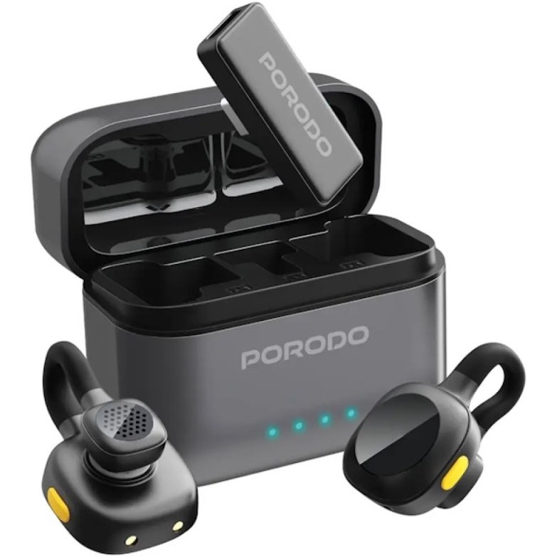 میکروفون یقهای پرودو مدل Porodo Lavalier Microphone (PDLAMPHF76BK) میکروفون یقهای پرودو مدل Porodo Lavalier Microphone (PDLAMPHF76BK)