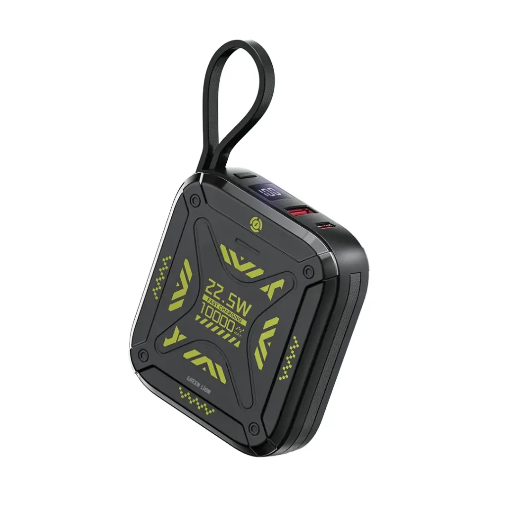 پاوربانک گرین لاین مدل Xtreme 10 ظرفیت 10000 میلی آمپر Green Lion