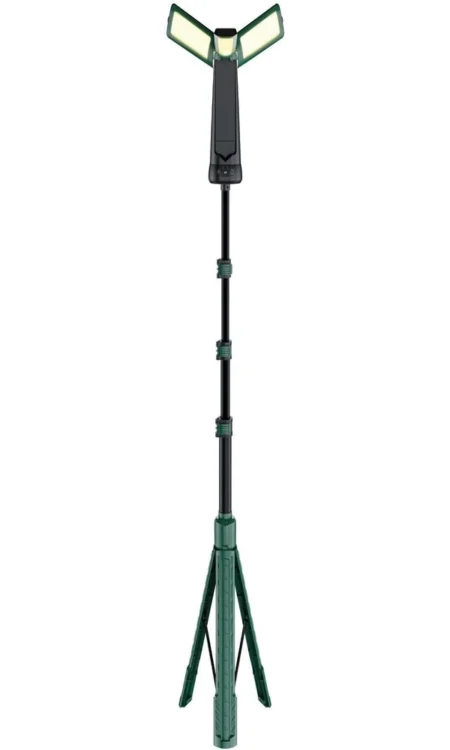 چراغ سیار شارژی 180 سانتی‌متری گرین لاین مدل Green Lion Explorer Tripod Camping Light
