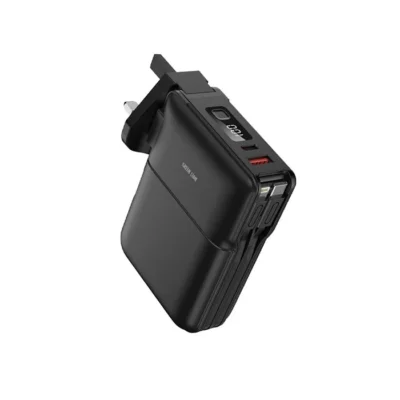 پاور بانک مسافرتی 10000 هزار  گرین لاین Green Lion Travel PowerBank 10000mAh / Adapter / Holder