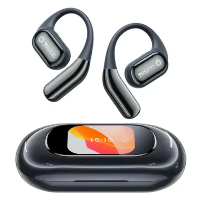 هندزفری بلوتوث نمایشگر دار یسیدو مدل YESIDO LCD OWS Wireless Bluetooth Headset