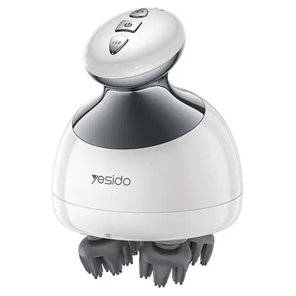 ماساژور سر ضدآب با طراحی کم‌صدا و داک شارژ جداشونده یسیدو مدل YESIDO MG12 