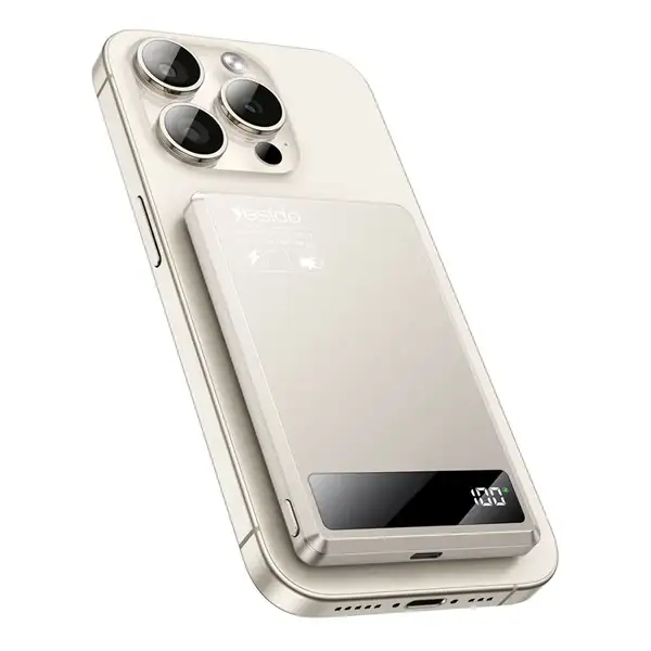 پاور بانک بی سیم 5000 هزار 20 وات فست شارژ یسیدو مدل Yesido YP66 20W پاور بانک بی سیم 5000 هزار 20 وات فست شارژ یسیدو مدل Yesido YP66 20W