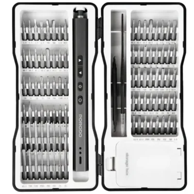 ست پیچ‌گوشتی برقی پرودو مدل Porodo TechFix 97‑In‑1 Electric Screwdriver Kit PDGTE970BK
