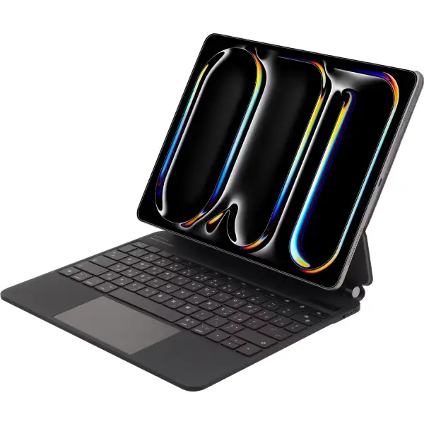 کیبورد بی سیم لولو سازگار با iPad Pro 13″ 2024 مدل Levelo AeroBoard Saffanio Leather Wireless Keyboard  