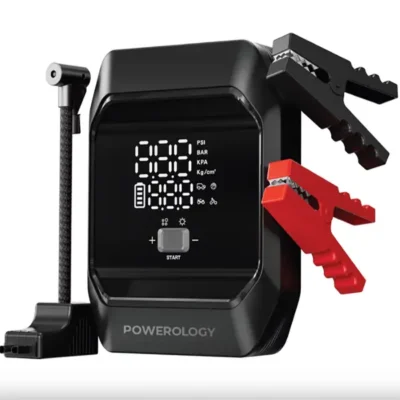جامپ‌استارتر و پاوربانک چندکاره پاورولوژی مدل Powerology 4in1 PWKF03MBK