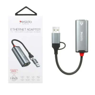 هاب 2 پورت یسیدو مدل USB3.0 HB26